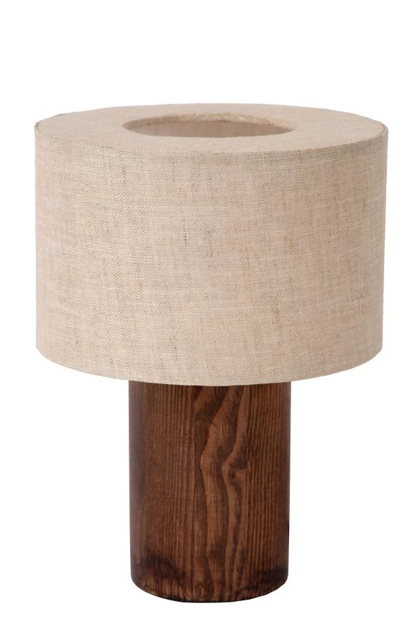Lucide TACHINA - Table lamp - 1xE14 - Natural - turned off